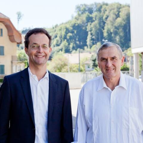 Arnold Furtwaengler, CEO avec Ren Wanner, Gemeindepräsident