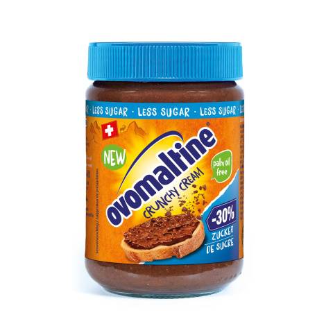 Ovomaltine lance une pâte à tartiner avec moins de sucre