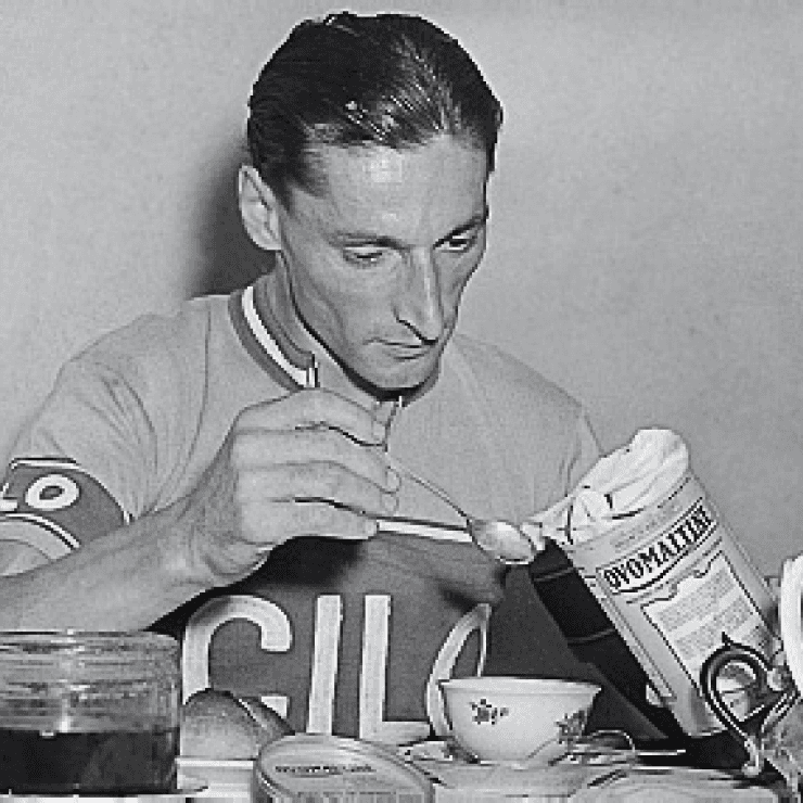 Fredy Kübler avec Ovomaltine