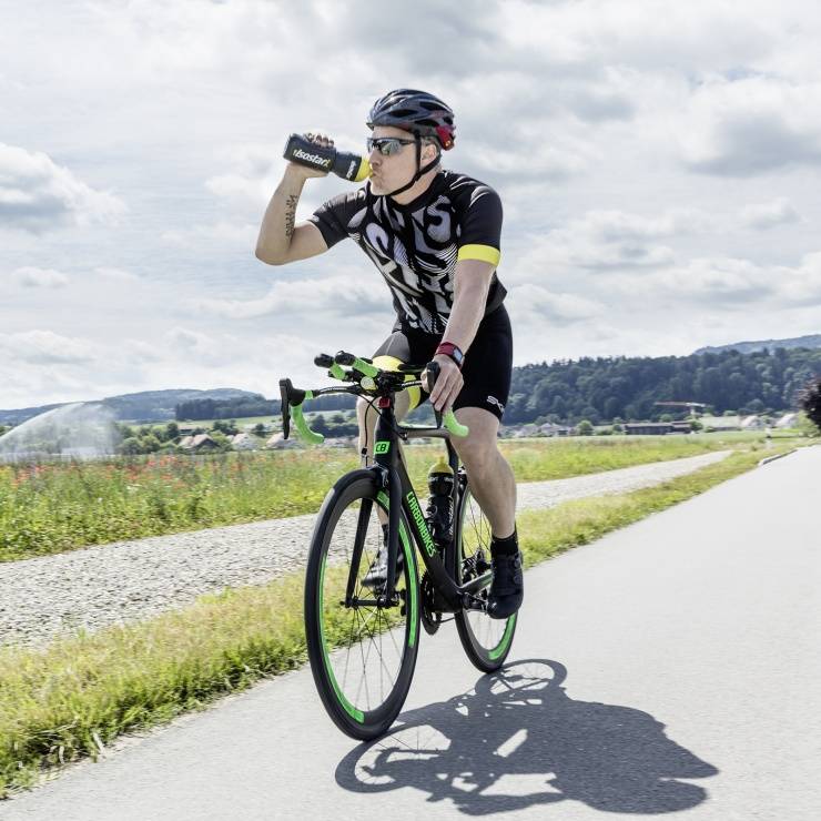 Jürg Hösli with his Velo and Isostar