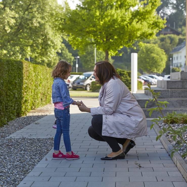 mum with her daughter