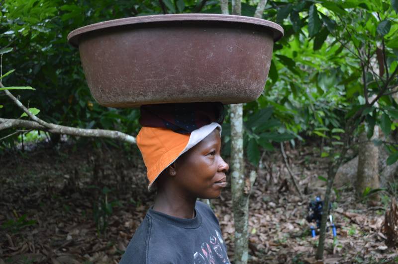 Rainforest Alliance Kakaofarmerin