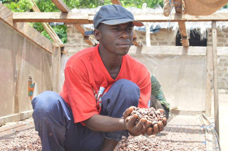 Rainforest Alliance Kakakofarmer Adrien Kouadio Koffi